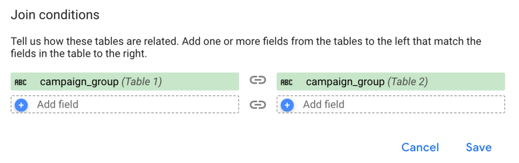 24. Blend data from multiple sources in Looker studio join conditions