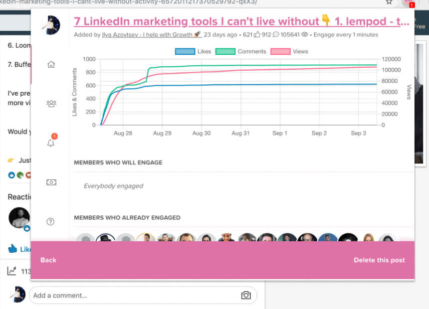 LinkedIn Views with Lempod