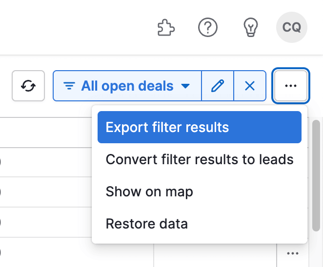 12 pipedrive data backup use list view to back up