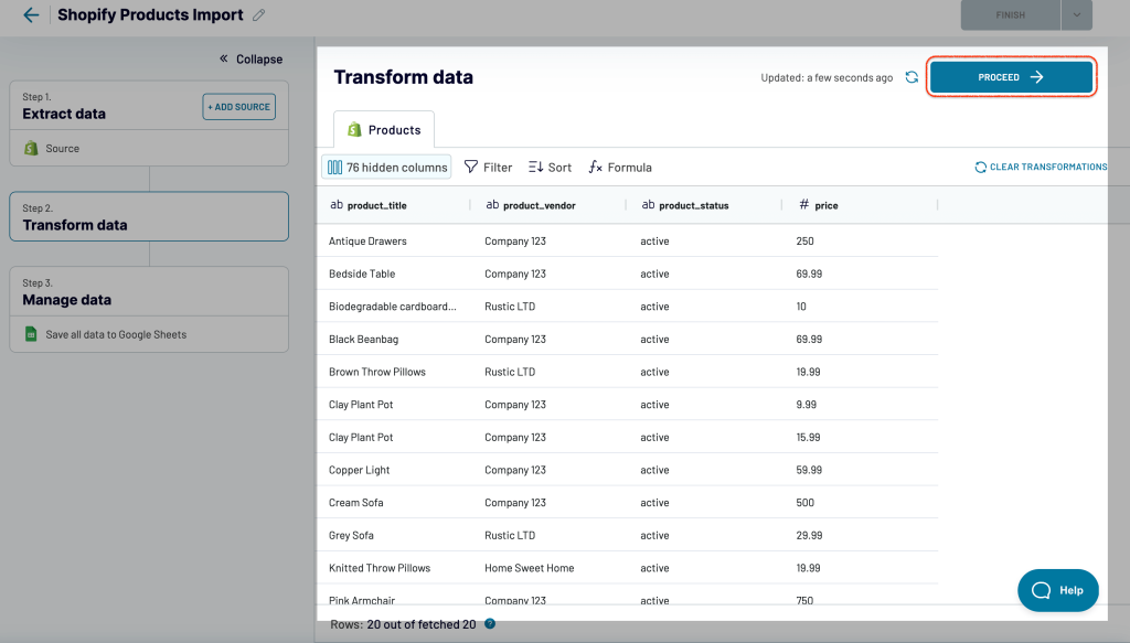 14 transform data