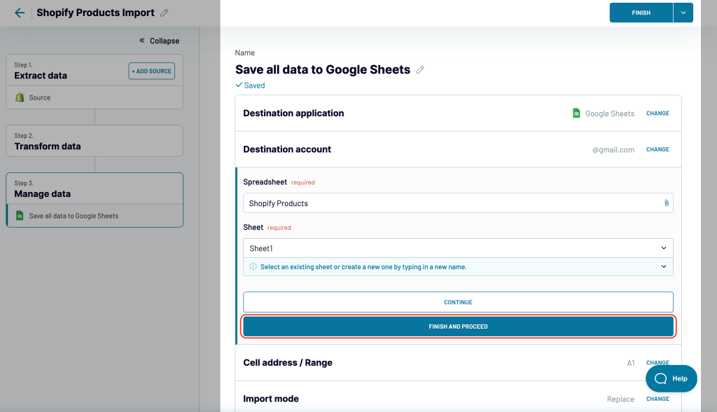 15 configure destinations