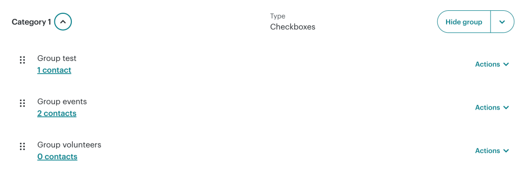 3.2 mailchimp group contacts export