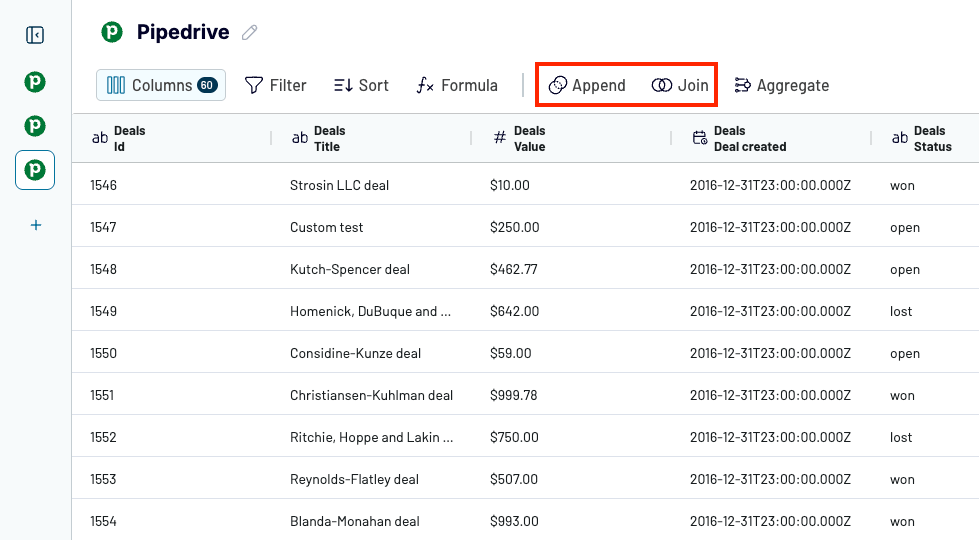 4 pipedrive data backup blend different data types from pipedrive