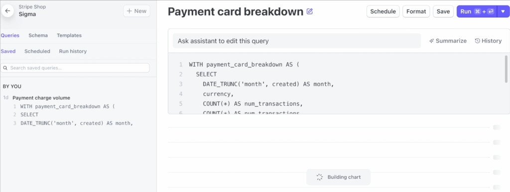 8. Using Stripe Sigma