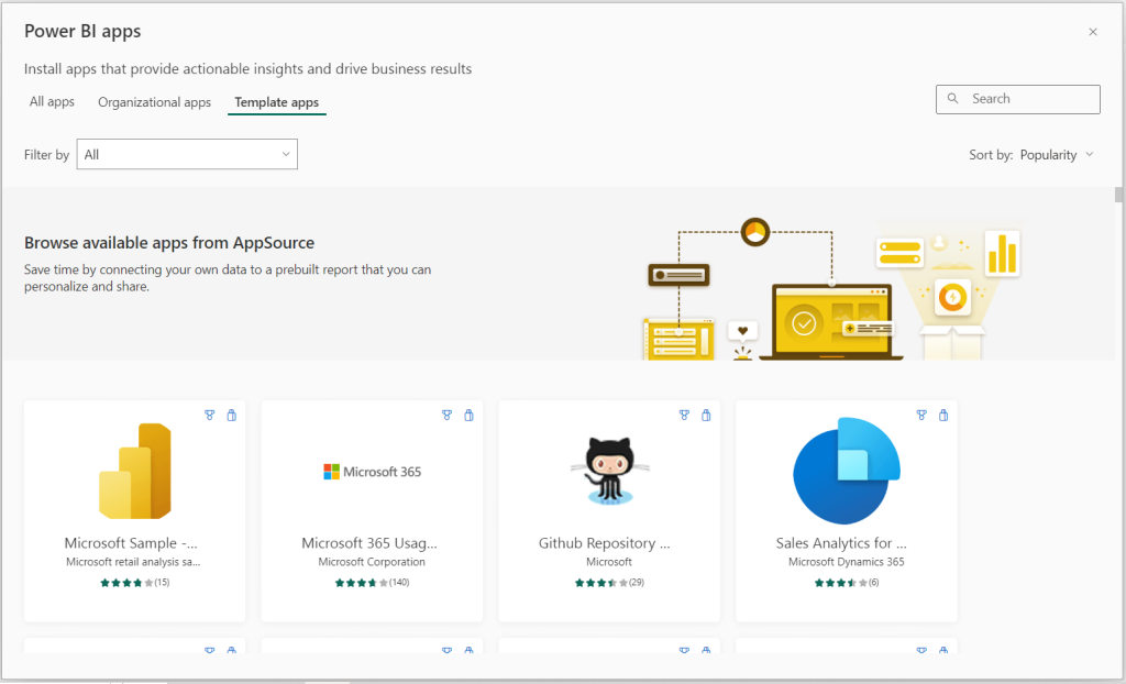 15 power bi template apps