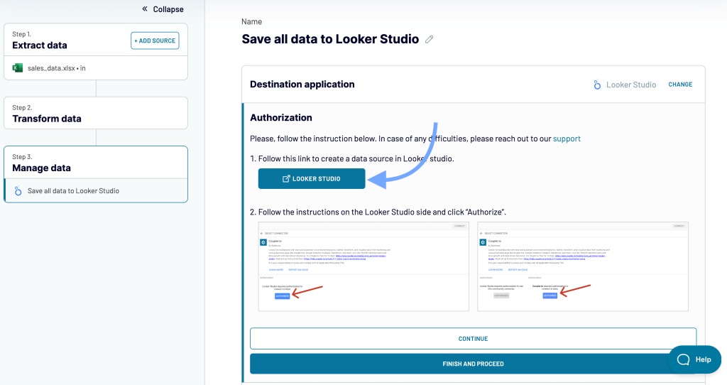 16 configure destination settings