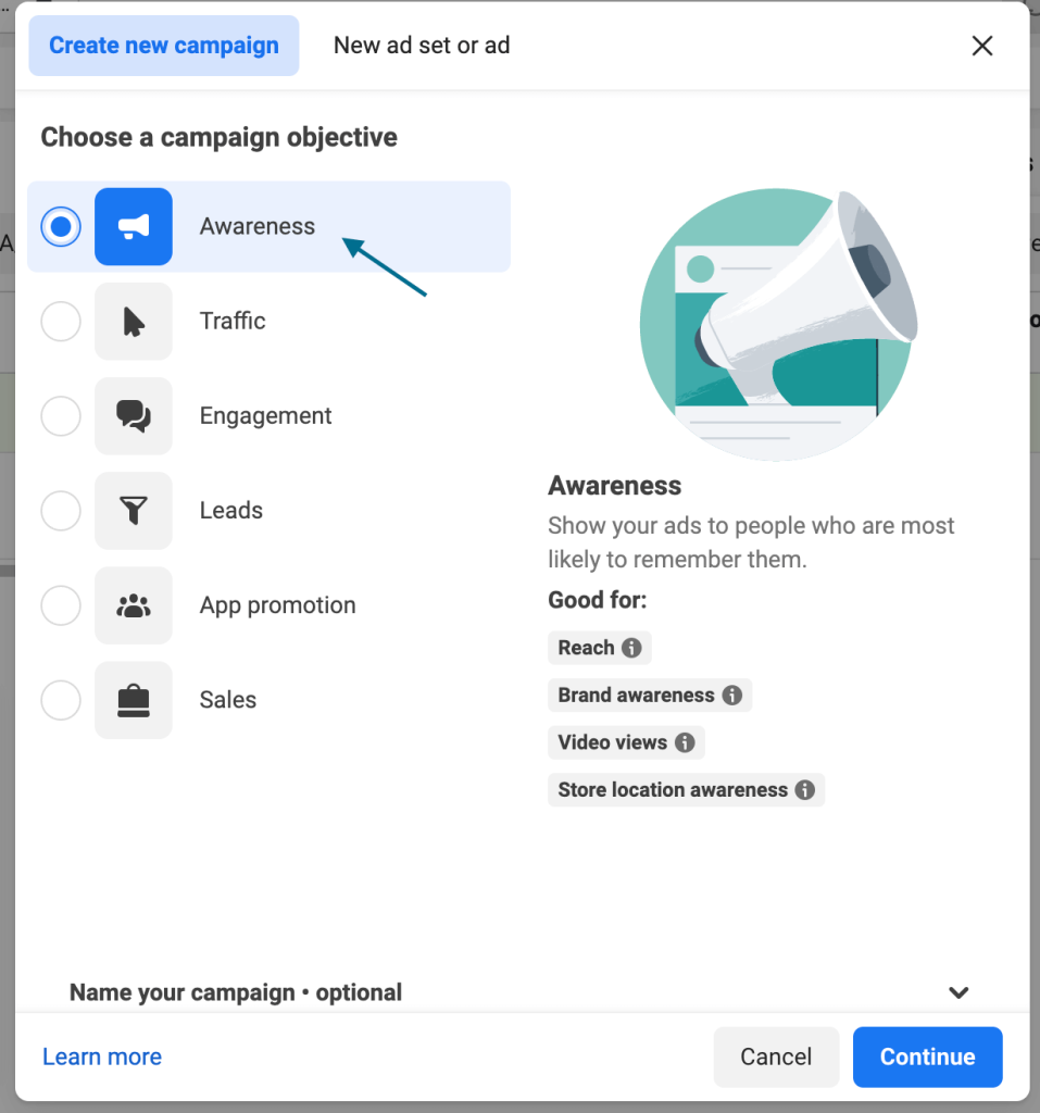 2 create a new campaign