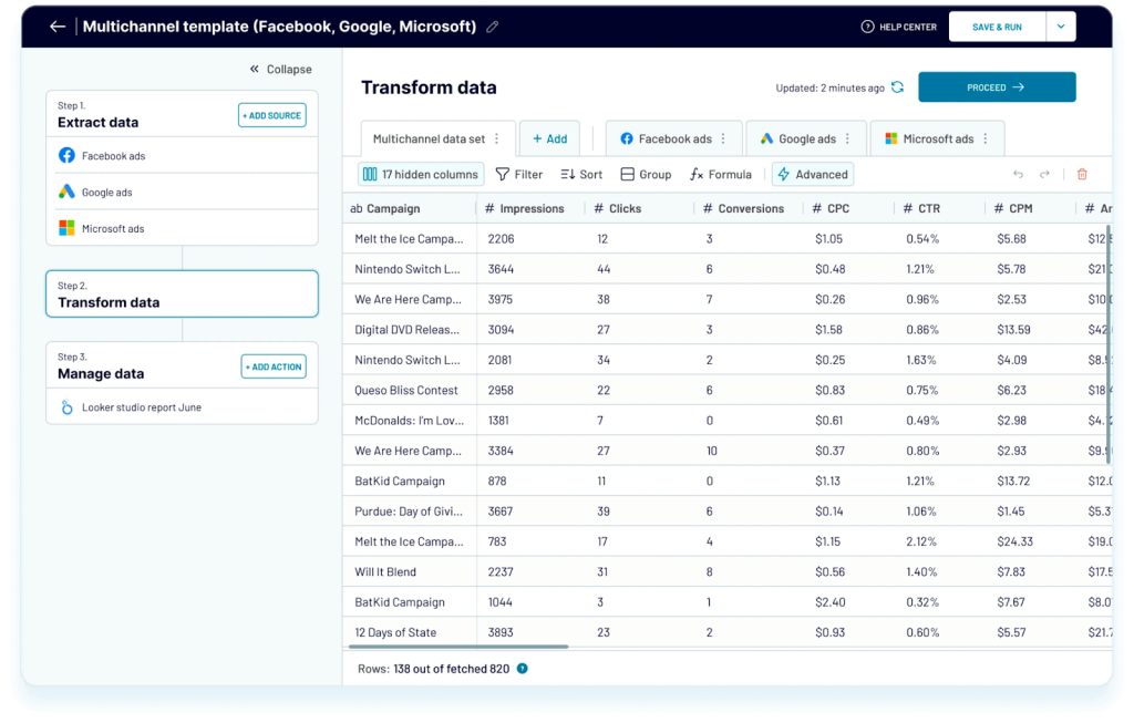 21 transform data