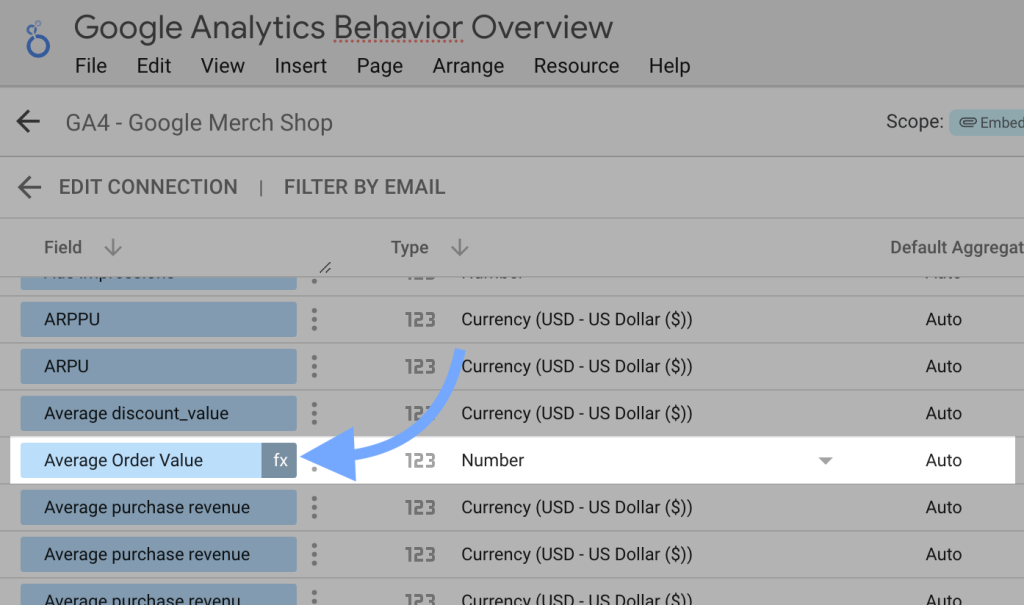 24 edit calculated field in data source in looker studio