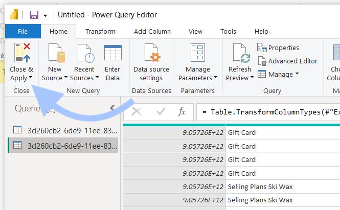 27 edit in power query