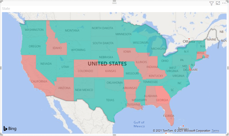 3.Filled map
