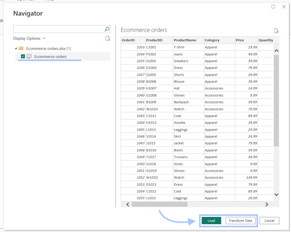 4 load data in power bi