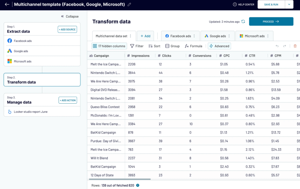 4 transform data import warehouse coupler