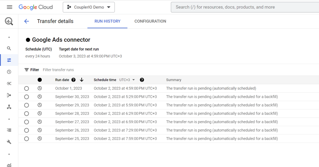 5 data transfer google ads bigquery 3