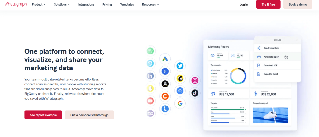 6 whatagraph homepage