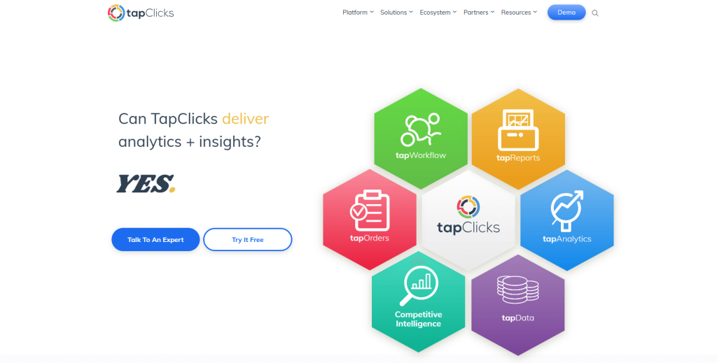 7 tapclicks homepage