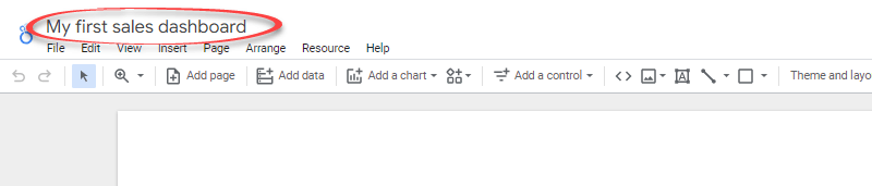 Figure 4.4.3. The report title