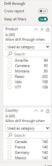 16 powerbi drillthrough fields
