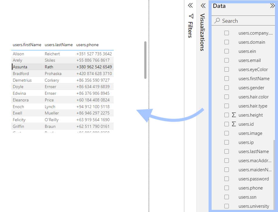 16 visualize data in power bi from api
