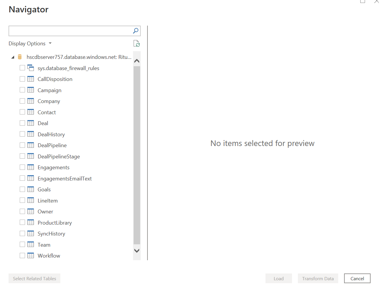 23 base de datos sql power bi navigator