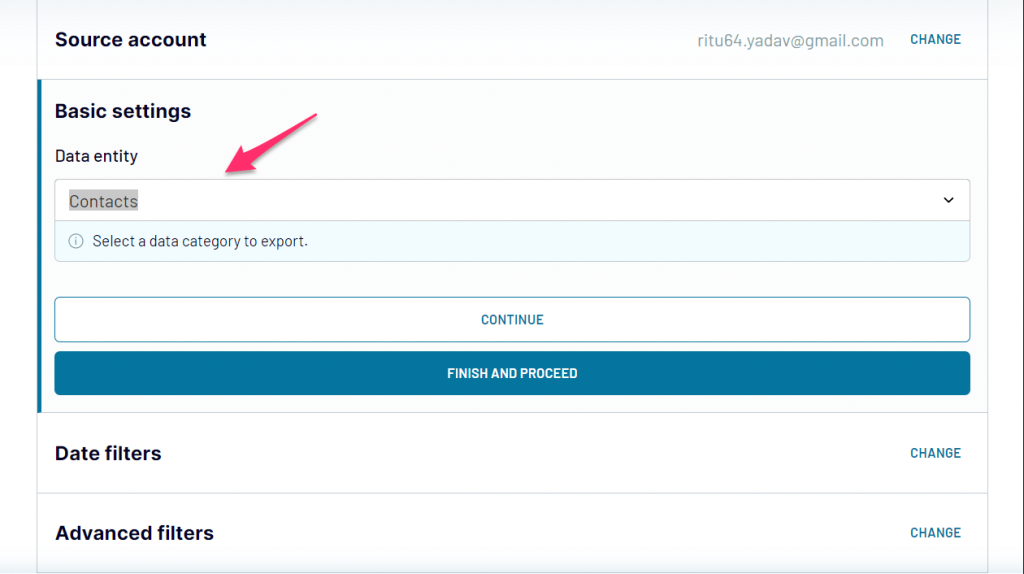 4 source account basic settings