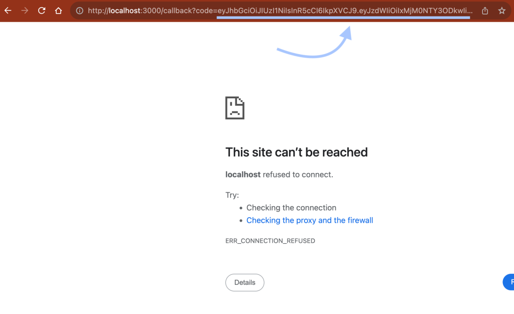 6 redirect url with authorization code