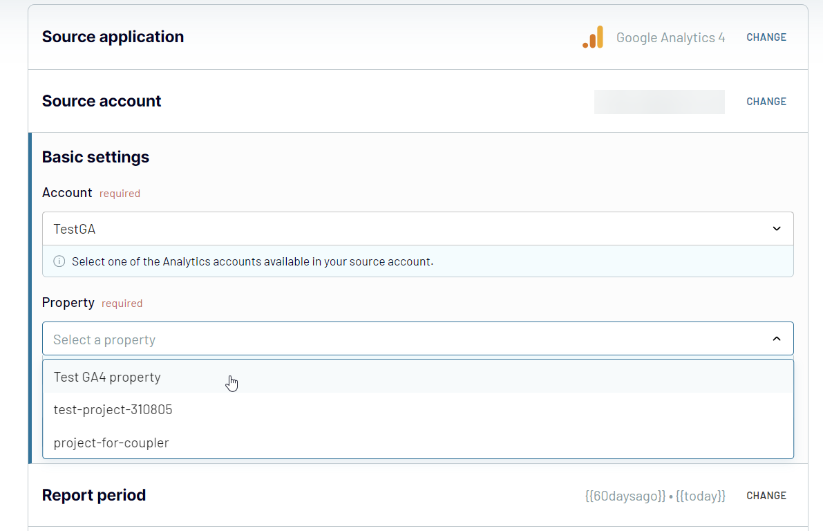 6 seleccionar propiedad google analytics