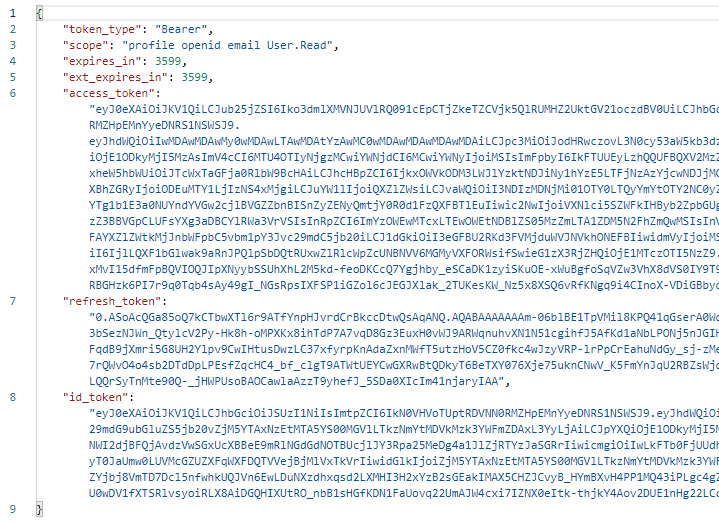 8 get access token result