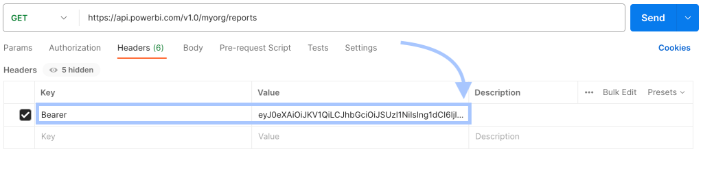 9 example send power bi api request