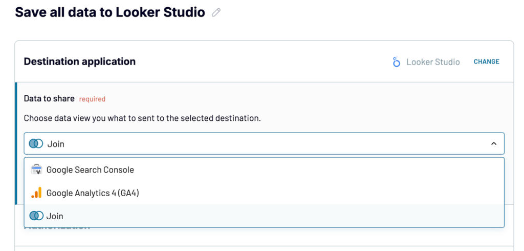 destination settings join