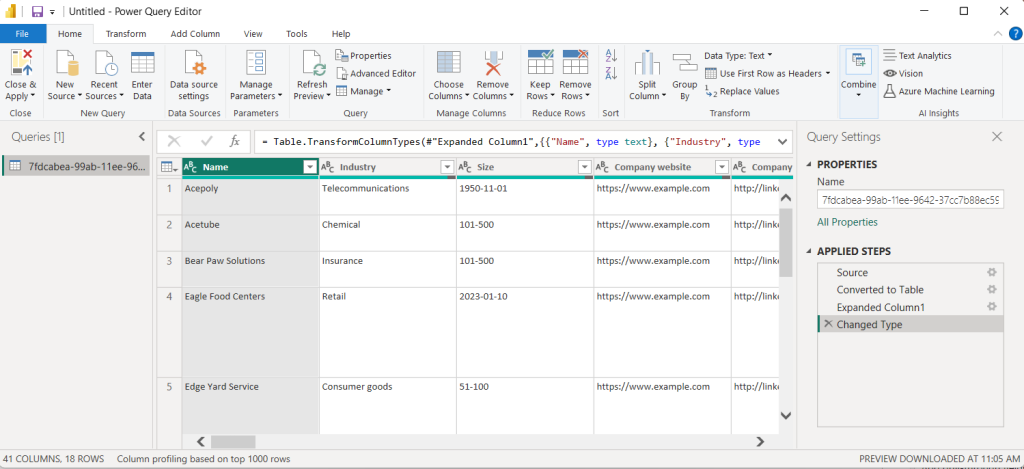 3.power query editor excel powerbi