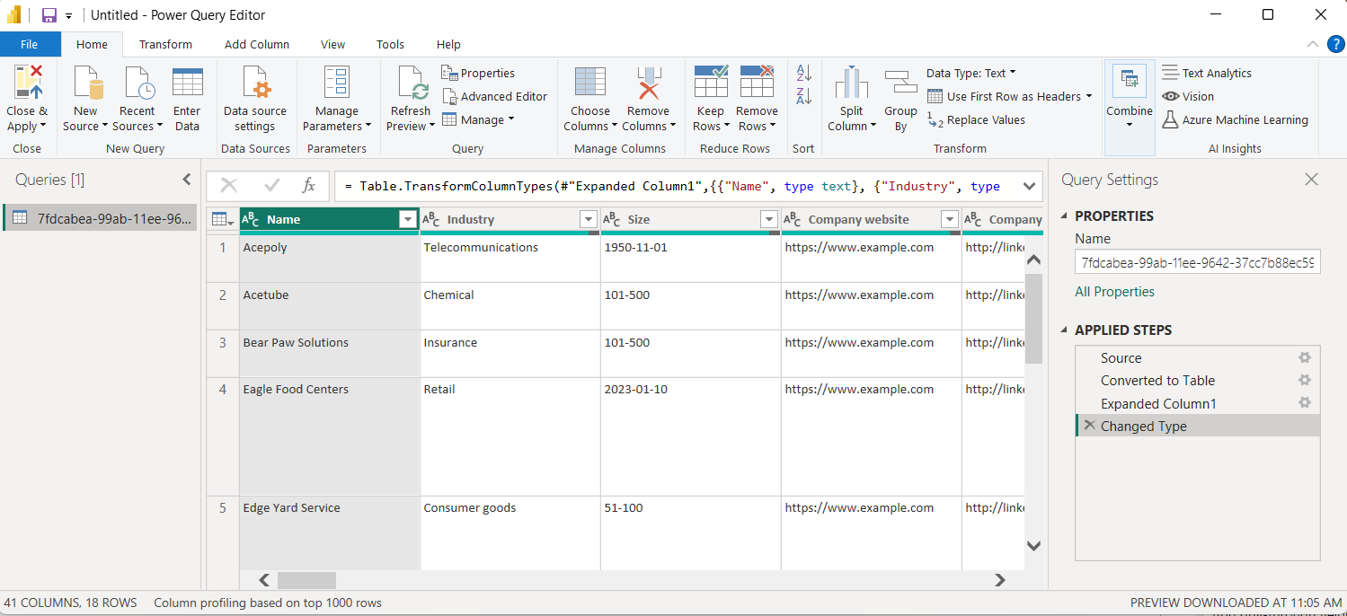 3.power query editor excel powerbi