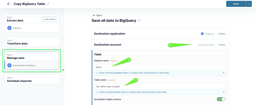 3.step3 bigquery copy table coupler manage data