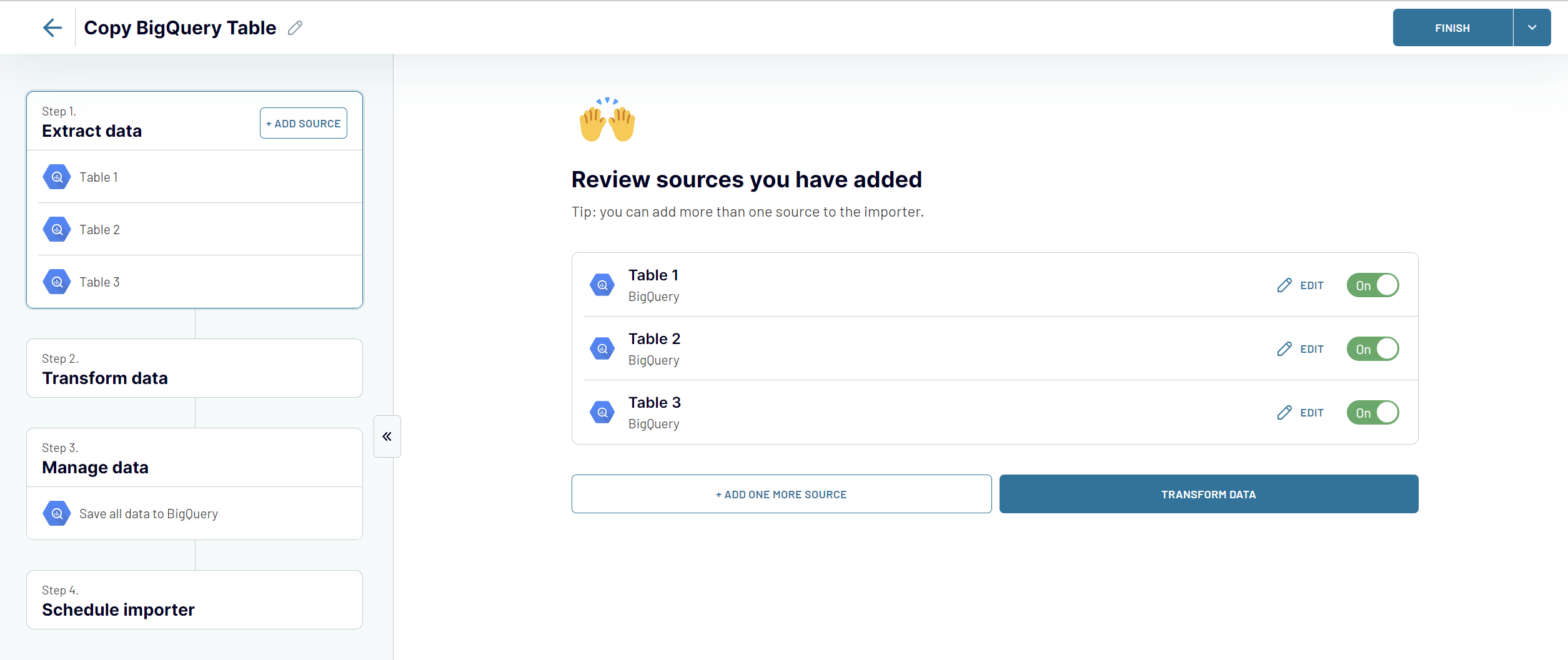 5 bigquery copy multiple tables