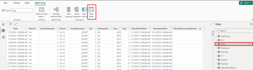16 create new table to clone