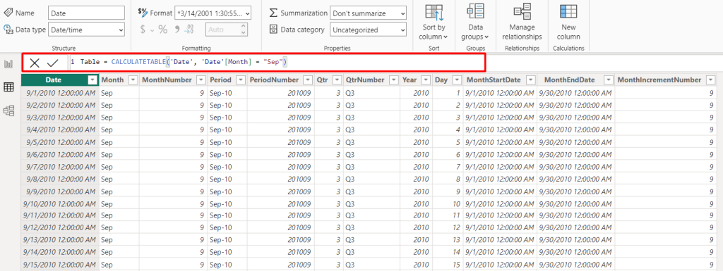 17 clone table with dax funtion