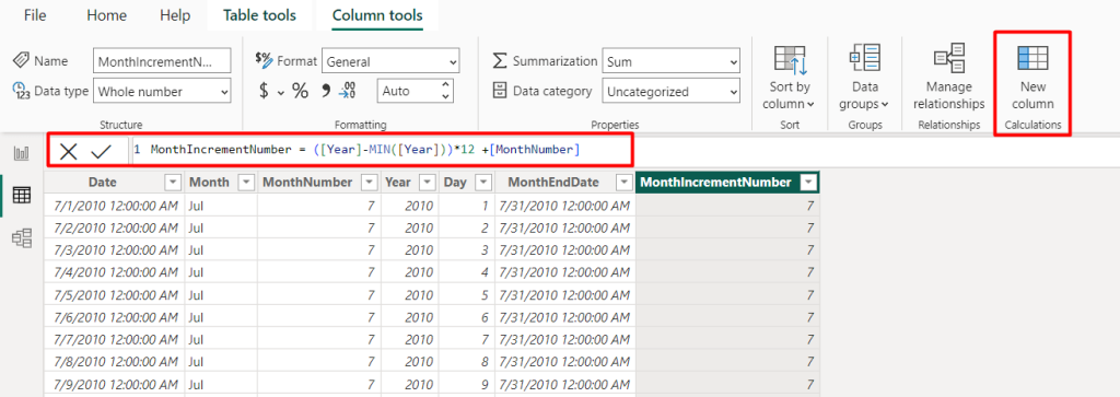 25 add time intelligence funtions