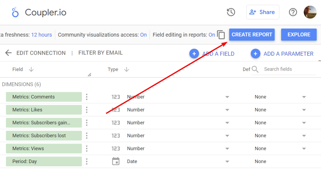 3 create report