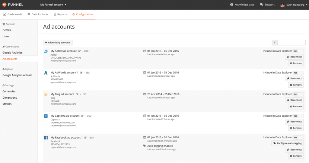 Image 6 Funnel.io interface