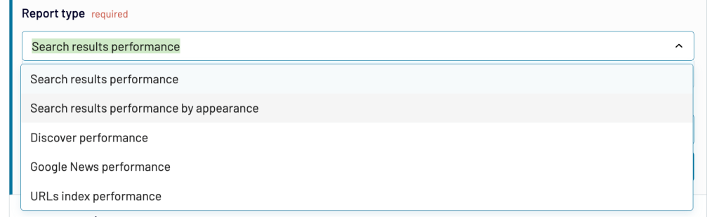 1. Coupler.io select the report type