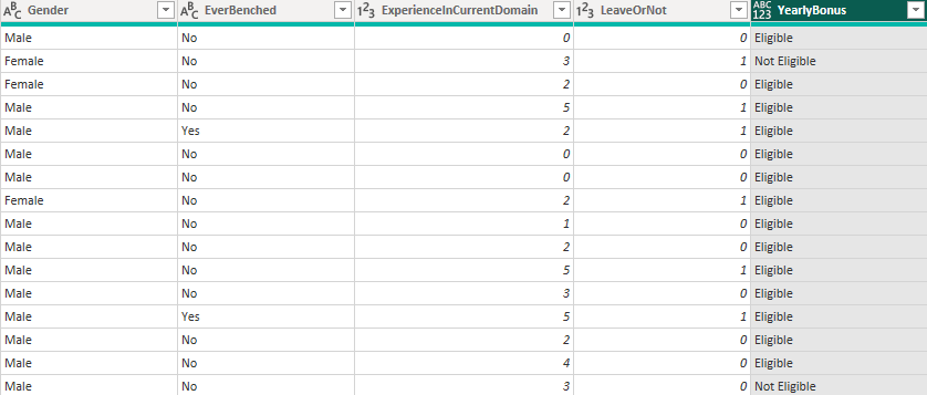 11 Power Query new column