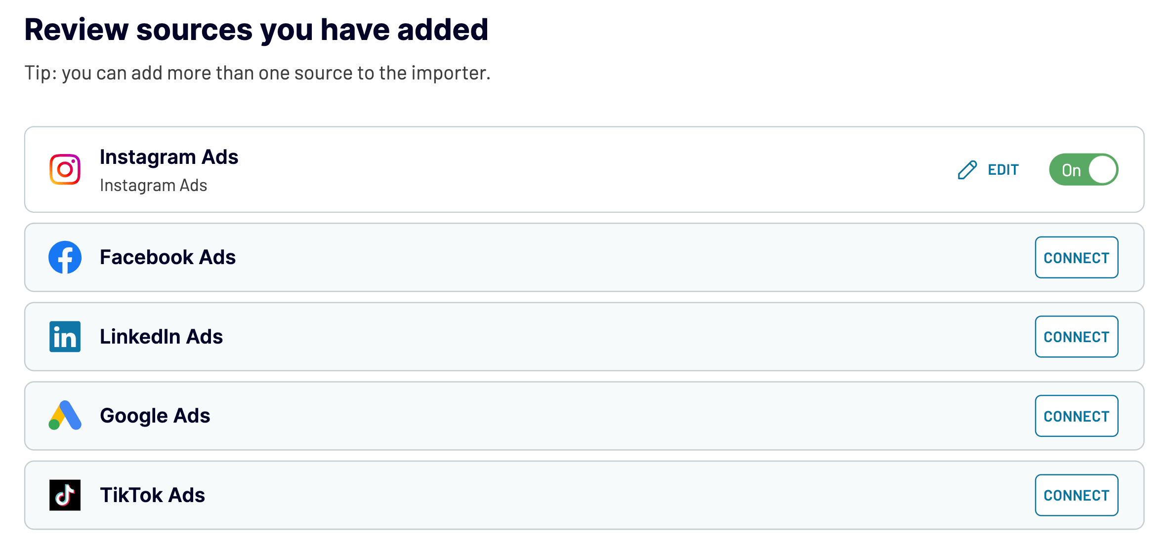 5 review sources you have added