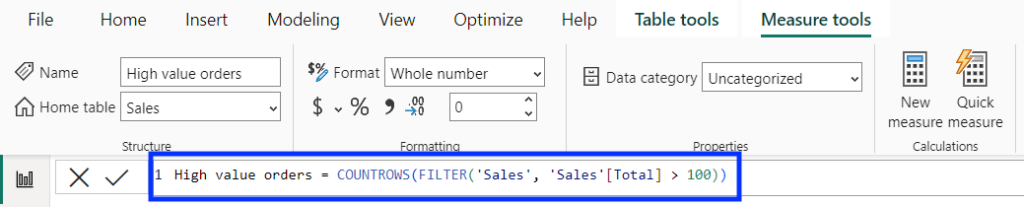 7 create a measure countif in powerbi