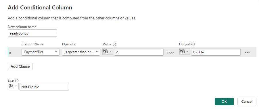 9 dialog box conditional