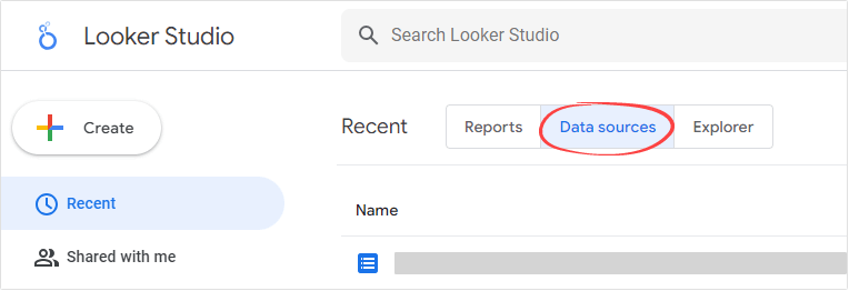 Figure 3.1.1. The Data sources tab