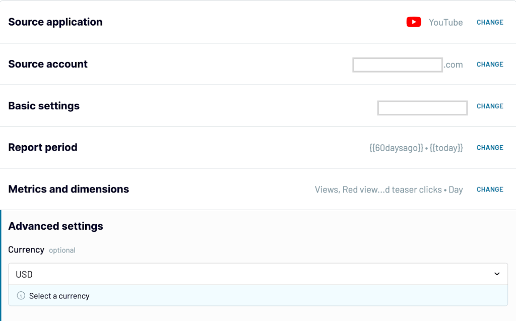 1 source settings