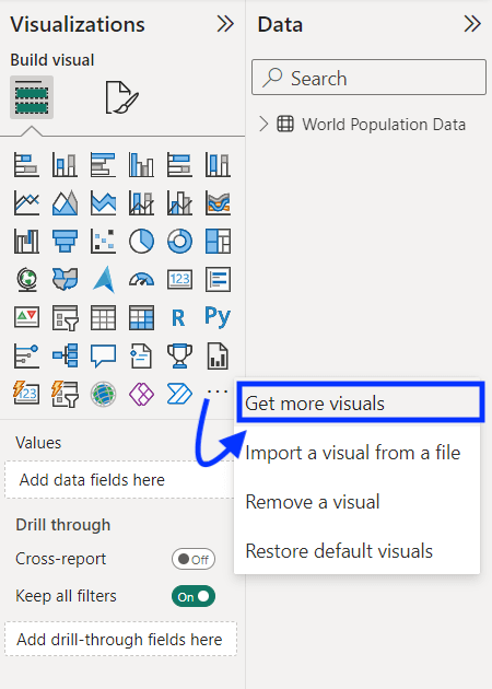 10 create a new visual