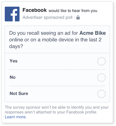 10 facebook ad recall measure brand awareness