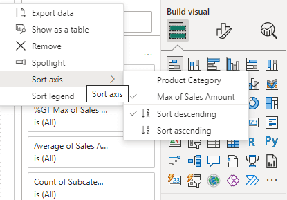 10 sort axis