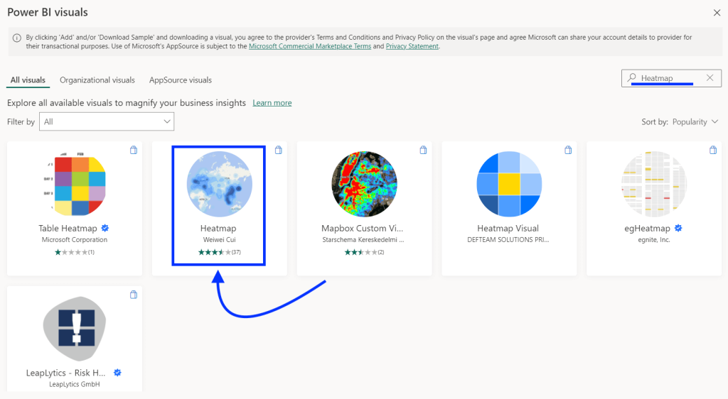 11 search for power bi heatmap visual